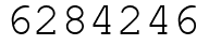 Число 6284246.