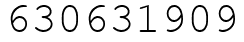 Число 630631909.