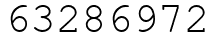 Число 63286972.