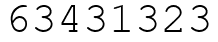 Число 63431323.