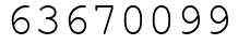 Число 63670099.
