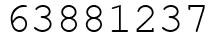 Число 63881237.