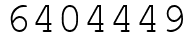 Число 6404449.