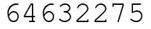 Число 64632275.