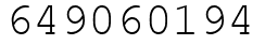 Число 649060194.
