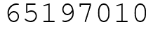 Число 65197010.