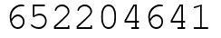 Число 652204641.