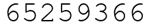 Число 65259366.