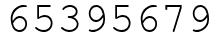 Число 65395679.