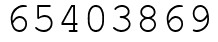 Число 65403869.