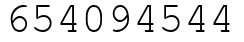 Число 654094544.