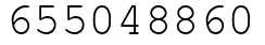 Число 655048860.