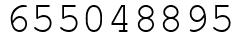 Число 655048895.