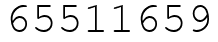 Число 65511659.
