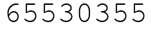 Число 65530355.