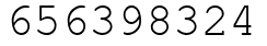 Число 656398324.