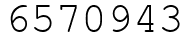 Число 6570943.