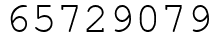 Число 65729079.