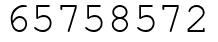 Число 65758572.