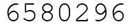 Число 6580296.
