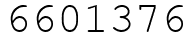 Число 6601376.