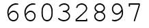 Число 66032897.