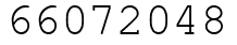 Число 66072048.
