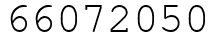 Число 66072050.