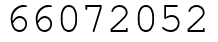 Число 66072052.