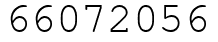 Число 66072056.