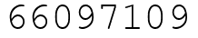 Число 66097109.