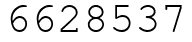 Число 6628537.