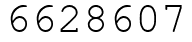 Число 6628607.