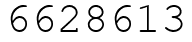 Число 6628613.