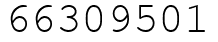 Число 66309501.