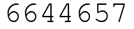 Число 6644657.