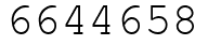 Число 6644658.