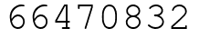 Число 66470832.