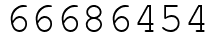 Число 66686454.