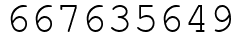 Число 667635649.