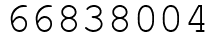 Число 66838004.