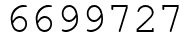 Число 6699727.