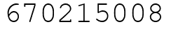 Число 670215008.