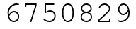 Число 6750829.