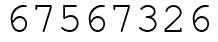 Число 67567326.