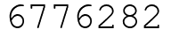 Число 6776282.