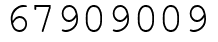Число 67909009.