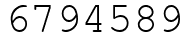 Число 6794589.