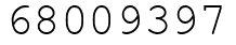 Число 68009397.