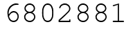 Число 6802881.